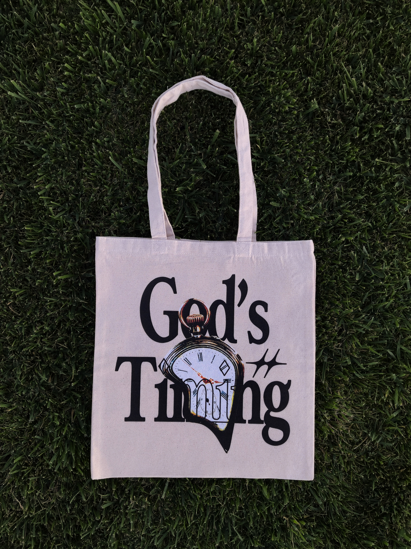 God's Timing Tote Bag